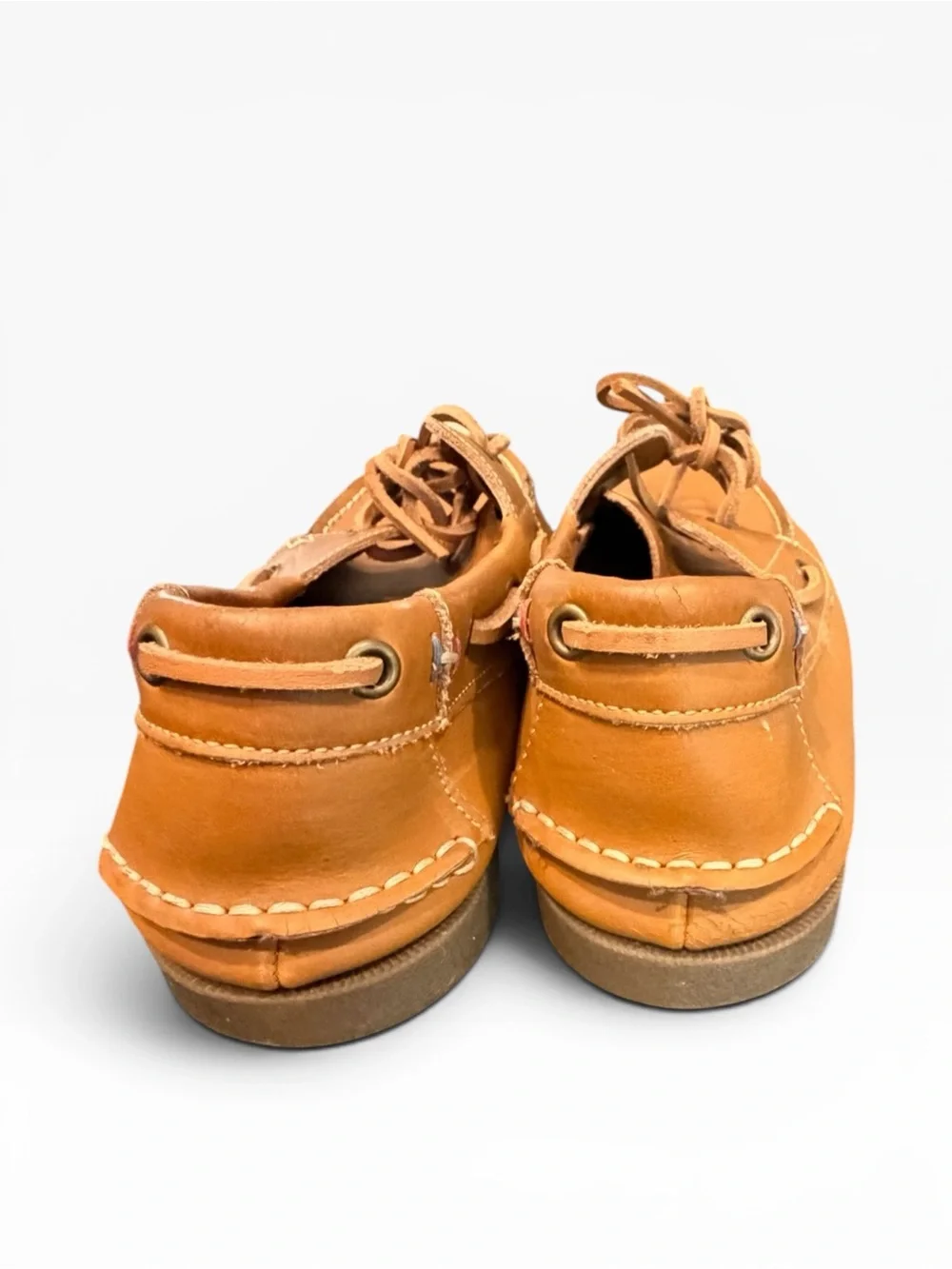 Tommy Hilfiger Bowman Tan Leather Boat Shoes Moccasins‎ Men’s Size 10.5